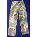 RHODESIAN ARMY CAMO TROUSERS, with Rear Padding and Waist Adjuster