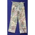 RHODESIAN ARMY CAMO TROUSERS, with Rear Padding and Waist Adjuster