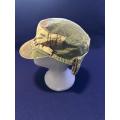 RHODESIAN ARMY / BSAP Camoflage Peak Cap - with headband loops - Rare Period Piece