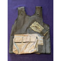 SA Army / SAP Personalised Battle Vest - with 2 Canvas Pouches, Water Bottle & Pouch & Gun Holster