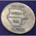 32 Battalion 1976-1989 Buffalo Base Commemorative Medallion - 50mm Diameter