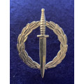 ORIGIONAL RECCE Silver Operators Qualification Badge - Long Pin Variant - Numbered