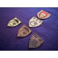 1,2 and 3 Para Badges - Lot of 5