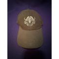 32 Battalion Veterans Peak Cap - One Size fits Most - Lurex Embroidered Buffalo Badge