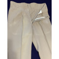 RHODESIAN Long Trousers `Sands` worn by other Units - Period Piece Worn - Label Bronson