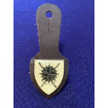 SADF RECCE Special Forces HQ Badge on a Standard Cowhide FOB