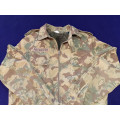 SAP Tailored Camoflage `Bunny Jacket` - With Zipper and Woollen Inner - 1982, Size Medium