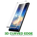 *Samsung Galaxy NOTE 8 FULL 3D CURVED Tempered Glass Screen Protection X 2*SILVER, CLEAR*FREE COURIE