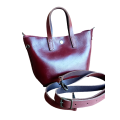 Genuine Leather Bag -  Mini Tote Sling - Tan/Toffee/Brown OR Ruby - Two colours available - IN STOCK