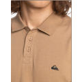 Quiksilver Men`s Essentials Polo T-Shirt- Medium - Brown (Beige)