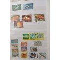 IDEAL ALBUM 8 DOUBE PAGES MOSTLY FISH RELATED FDCS AND STAMPS ALBUM INCLUDED