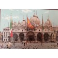 ITALY POST CARD OF BASILIQUE OF ST MARC  1974