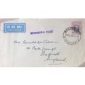 SOUTHERN RHODESIA EXPERIMENTAL FLIGHT 1931 TO ENGLAND BACK STAMPED JHB 21/12/31