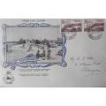 UNION 100TH ANNIVERSARY OF LANDING OF BYRNE IMMIGRANTS AT PORT NATAL.DURBAN 1949 FDC