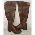 Ladies Leather Fashion Boot