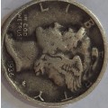 1936 US Mercury Dime 90% Silver
