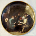 The Heritage Collection - Huguenot Royal -David Teniers 1610 - 1690 GAME AT CARDS Plate