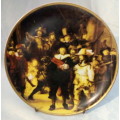 The Heritage Collection - Huguenot Royal - Rembrandt Van Rijn 1601 - 1669 NIGHT WATCH Plate
