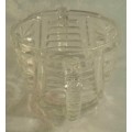 Lovely sugar bowl - pressed Glass 1960's