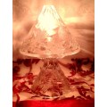 Magnificent Rose Cut Crystal Lamp (please read description)