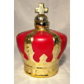 1950s Royal Crown liquor bottle, with six small cups