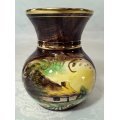 H. Bequet Quaregnon Hand painted ceramic vase - Belgium