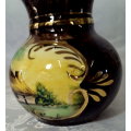 H. Bequet Quaregnon Hand painted ceramic vase - Belgium