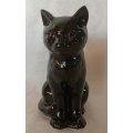 Vintage Black SylvaC Cat Figurine 1930s.
