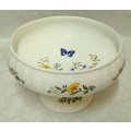 Rare  AYNSLEY Cottage Garden Footed  Fruit Bowl  Perfect Condition