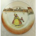 Royal Doulton Rare Dickens-Ware Mrs Bardell  Rack Plate