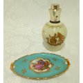 Limoges Vintage Spray bottle and very small plate