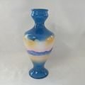 Bow 19th Century blue hand painted vase