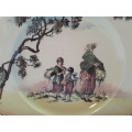 Royal Doulton Small Plate - Circa 1930s. `The Cleaners`
