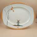 1930s Burleigh `Tranquil` large meat platter