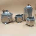 Art Deco Pewter Sheffield Coffee / Tea Set