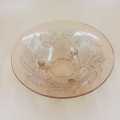 1970`s Rosaline glass footed bowl