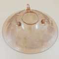1970`s Rosaline glass footed bowl