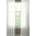 PLAIN FROSTED  CURTAIN  ** 5m x 230cm **  Hurry dont get LEFT  *  WHITE only* READY TO HANG