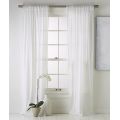 PLAIN FROSTED  CURTAIN  ** 5m x 230cm **  Hurry dont get LEFT  *  IN CREAM OR WHITE * READY TO HANG