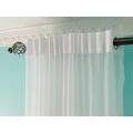EYELET PLAIN SHEER VOILE CURTAIN   5m x 230cm   READY TO HANG-  WHITE Or CREAM