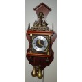 Wow!..antique Zaanse Dutch Wall Clock mechanism maker Albert Schwab, Regular-Karelsruhe-West Germany
