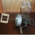 Antique Butter Churn marked no 1001-Height 36 cm- in working order-bottle no chips/cracks