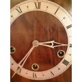 Beautiful 14 day Enfield  made in England Mantle clock-100% working-dia L 40 cm, H 23 cm w 16 cm