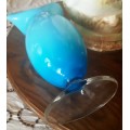 Beautiful big H 27 cm Turquoise Murano glass Jug - Weight 1.4 kg`s - Good condition/no chips/cracks
