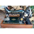 Antique 1949 Singer Sewing Machine-Serial no EF 113642  in very good condition and in working order