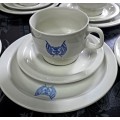 30 Piece good quality porcelain set branded Old Free State Coat of Arms on all pieces good condition