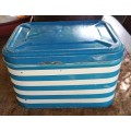 Vintage Goodhope ware Blue and white Bread tin in good condition-no dents/rust