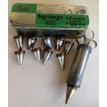 Vintage 1950`s good quality `Tala` Syringe for Cake Decorating-Made in England-in tin box