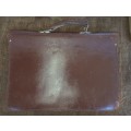 Genuine vintage good quality leather brief case
