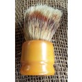Vintage Bristles & hair Shaving Brush butter scotch colour-still usable
